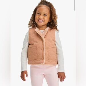 Cat & Jack Toddler Girls' Quilted Reversible Vest